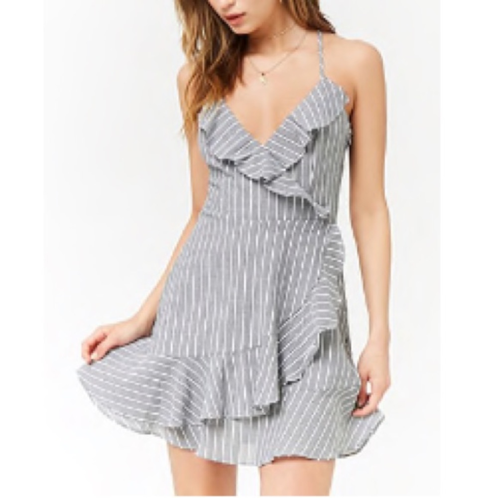 Pinstripped Cami Dress (size s)